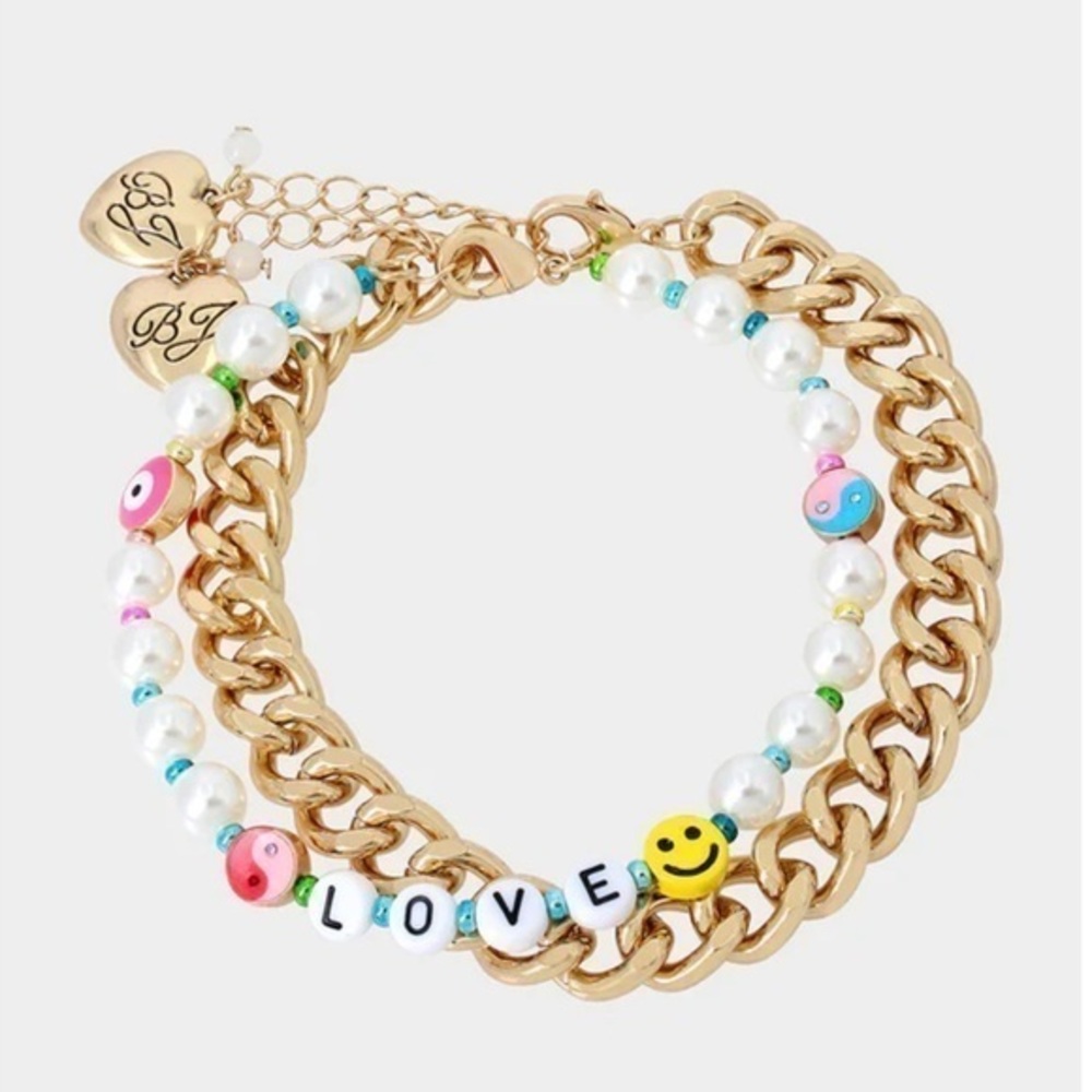 ONE LOVE ANKLET RAINBOW MULTI